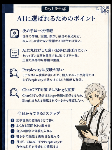 AIに選ばれるためのポイント
