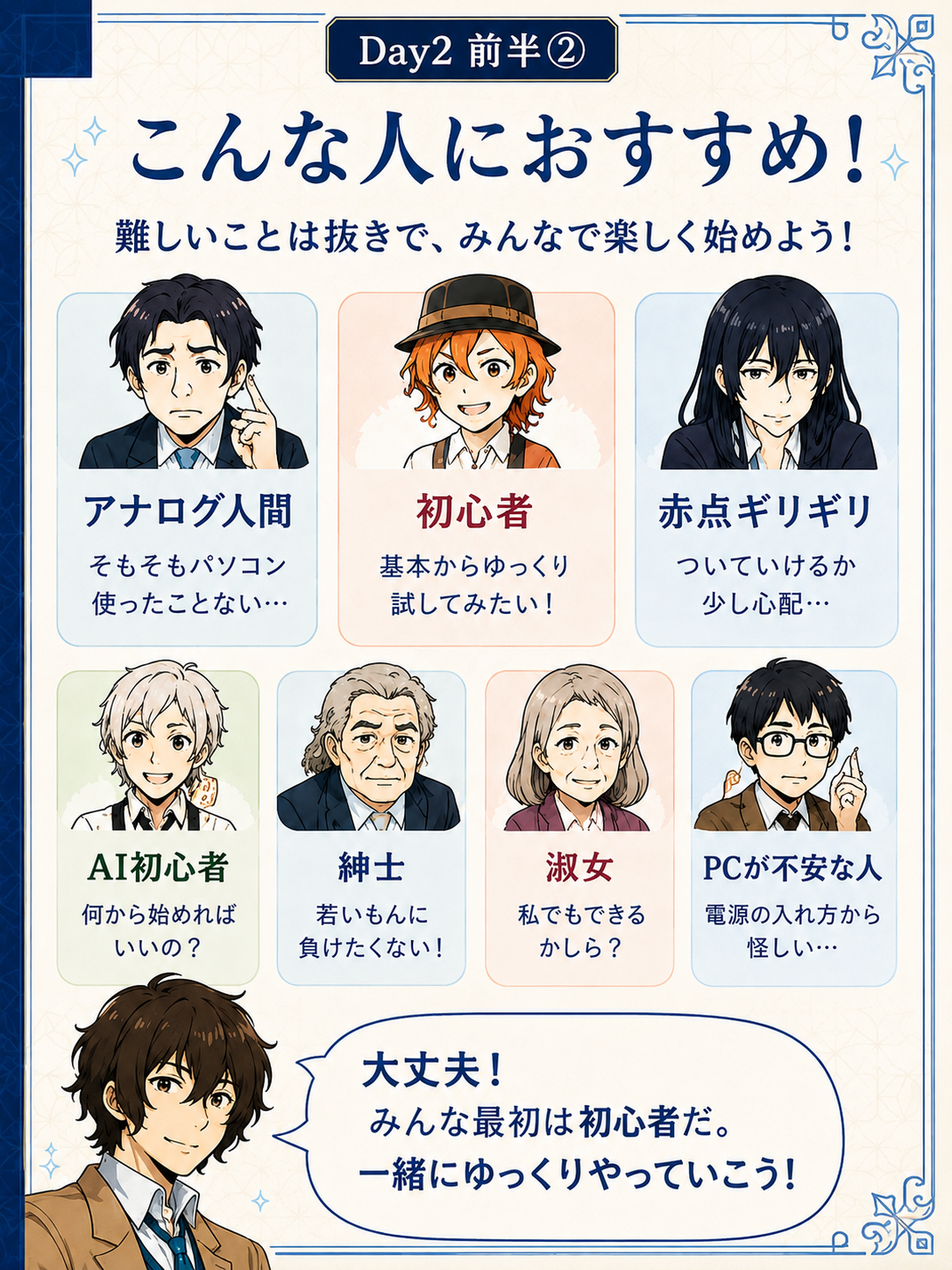 Canva初心者に向けた対象者説明