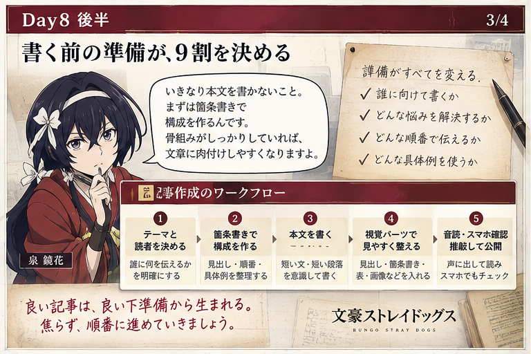 流し読みでも要点が伝わる見せ方の教材画像