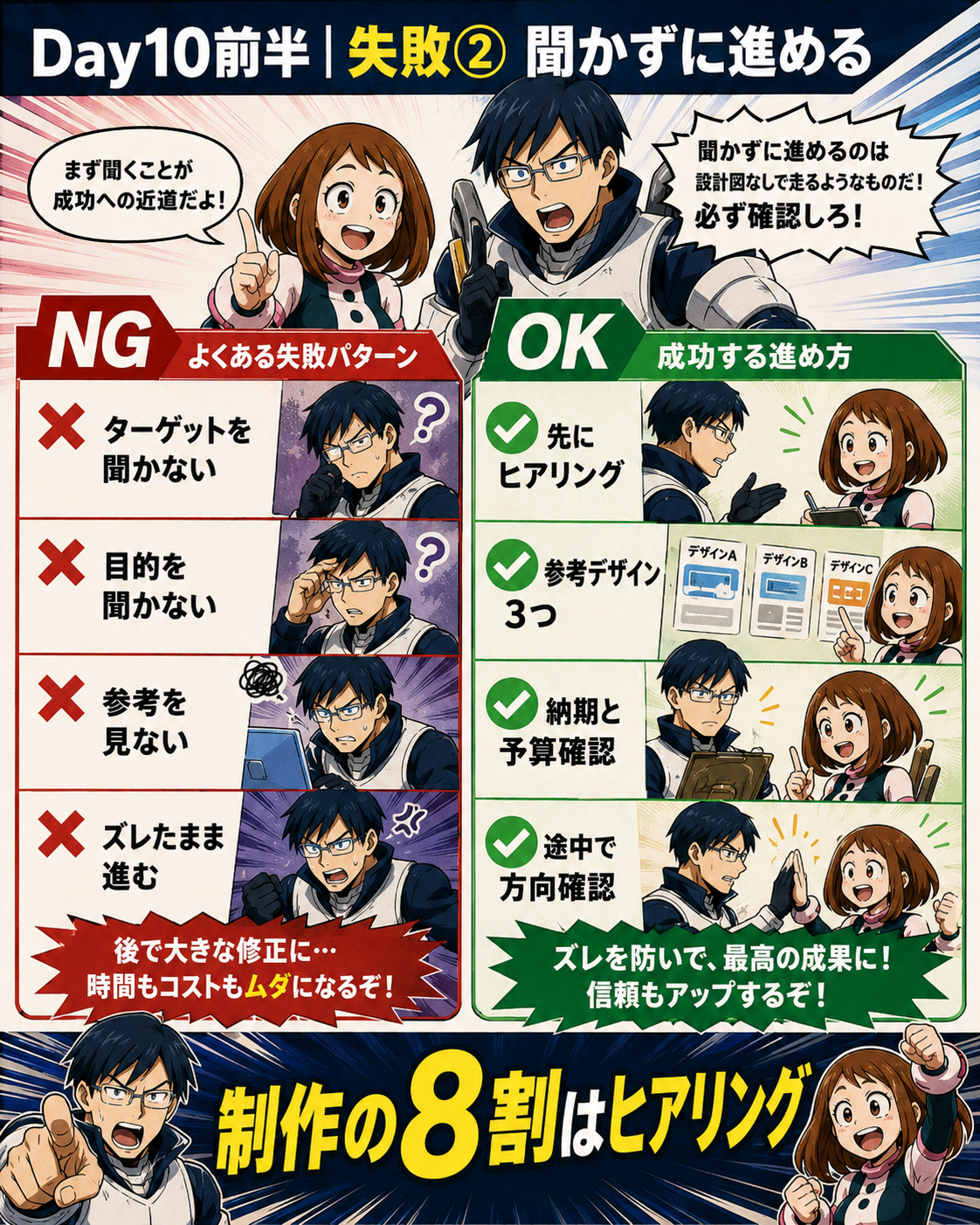 ヒアリング失敗