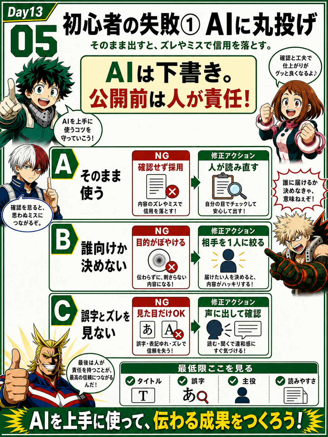 AI活用の失敗を防ぐ実践ガイド