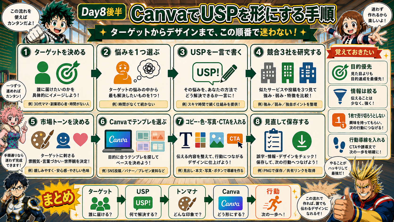CanvaでUSPを形にする手順