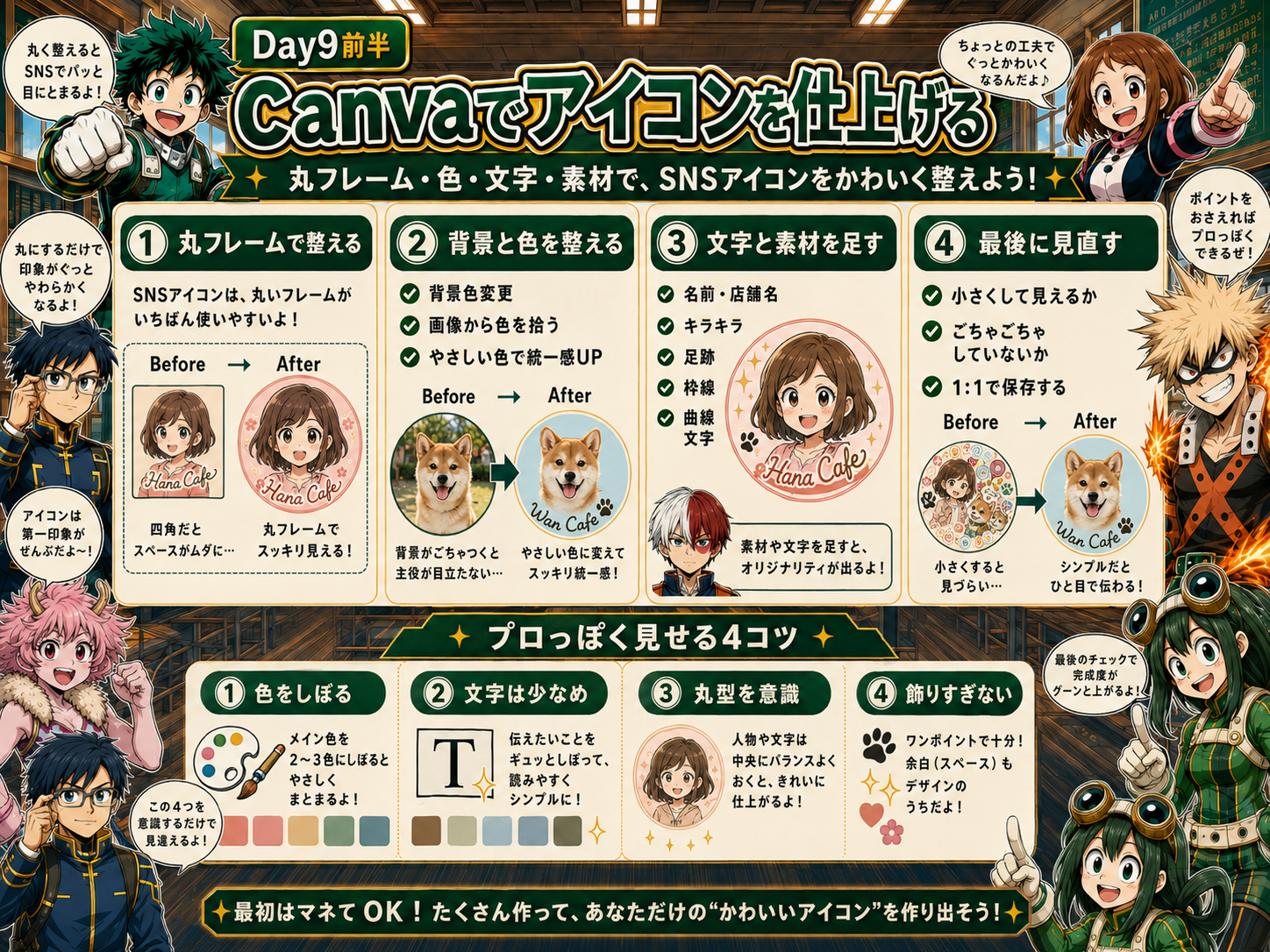 Canvaでアイコンを仕上げる