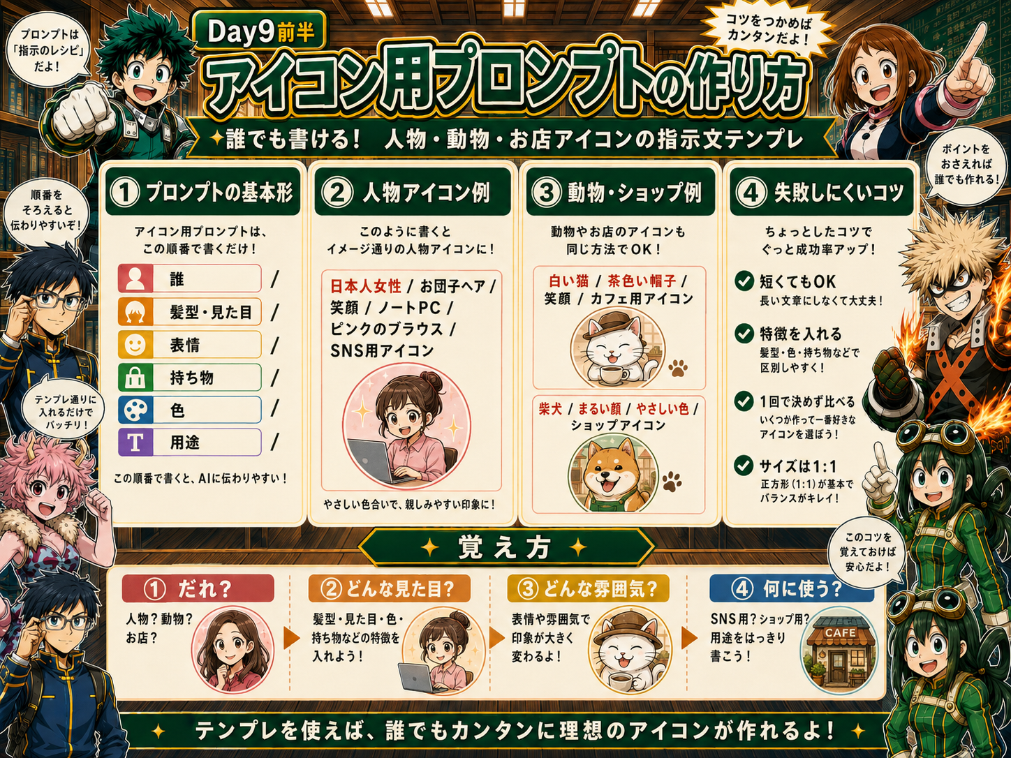 アイコン用プロンプトの作り方